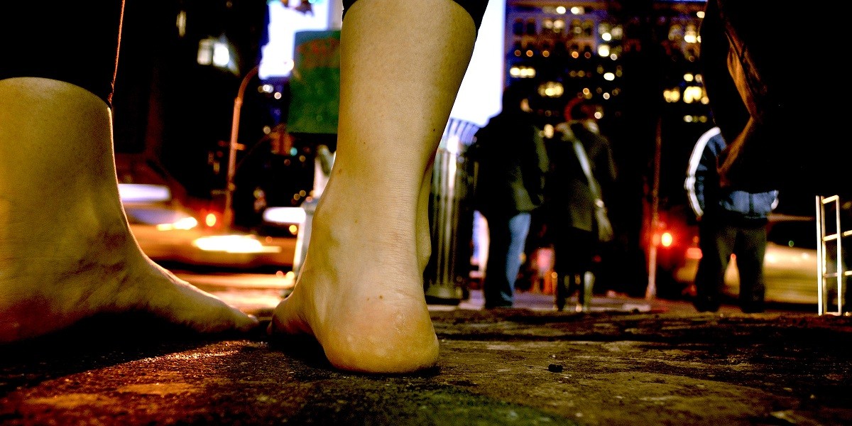 Barefoot in Tribeca
