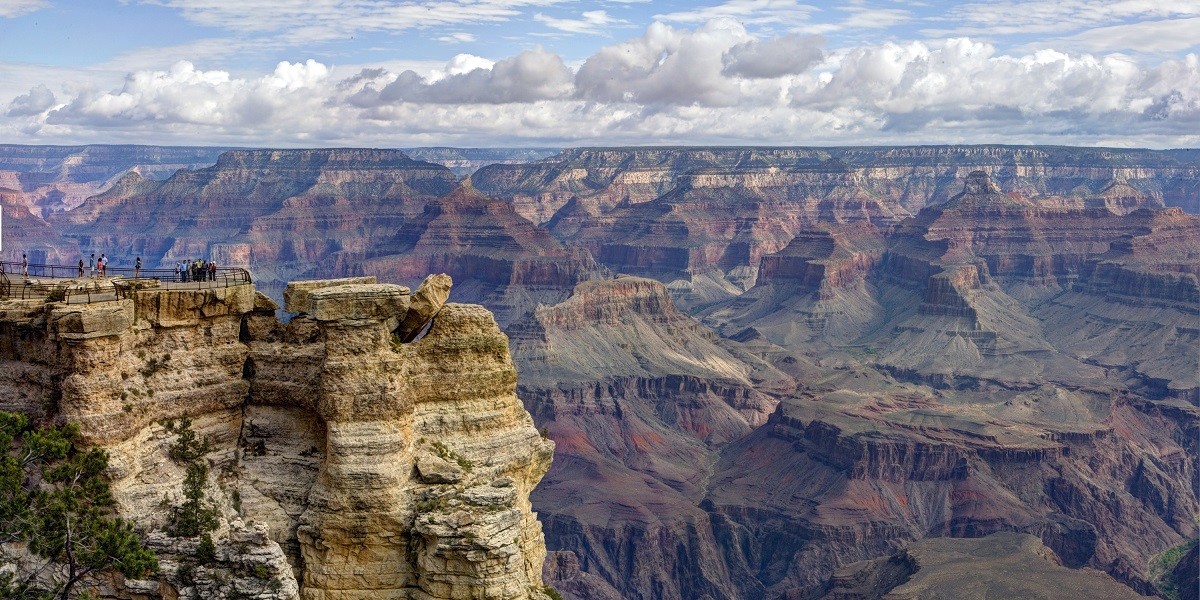 Grand Canyon National Park: Mather Point Pano 03